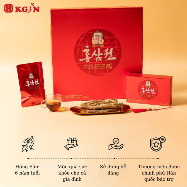 Nước Hồng Sâm chính hãng Hàn Quốc